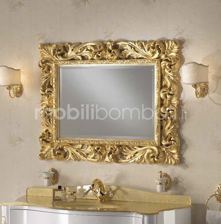 Specchiera stile Barocco in foglia d'oro - Gli originali solo su